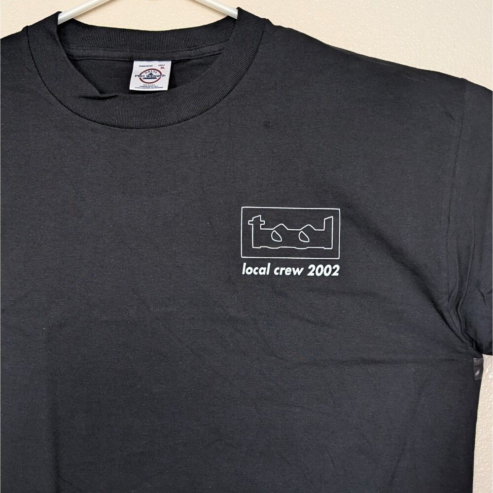 Vintage Tool Band Local Crew T-Shirt Size XL 2002 Lateralus Tour Made In USA NOS